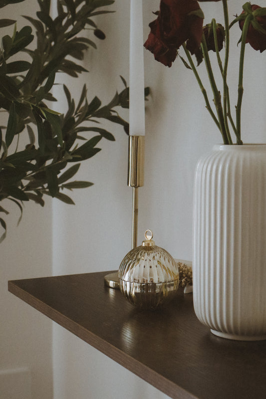 Candela bauble oro prezioso